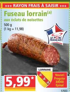 fuseau lorrain eaux éclats de noisettes