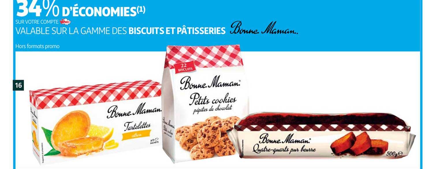 Gamme Des Biscuits Et Pâtisseries Bonne Maman