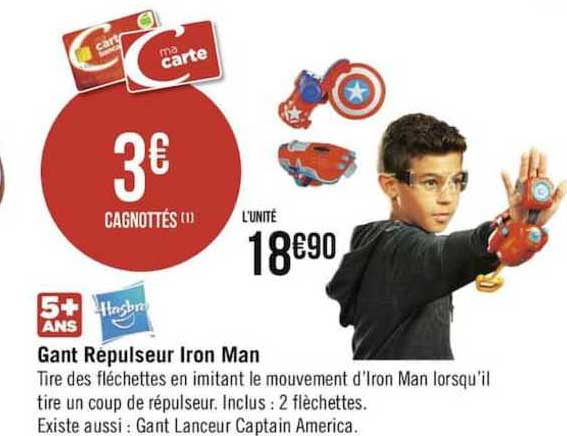 gant répulseur iron man
