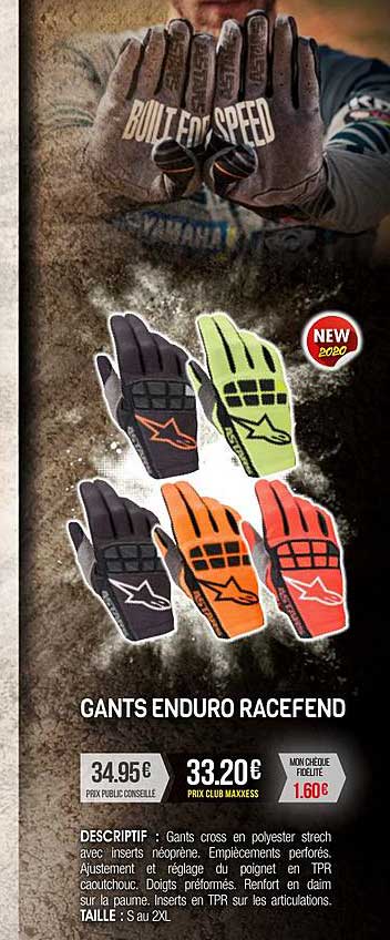 gants enduro racefend