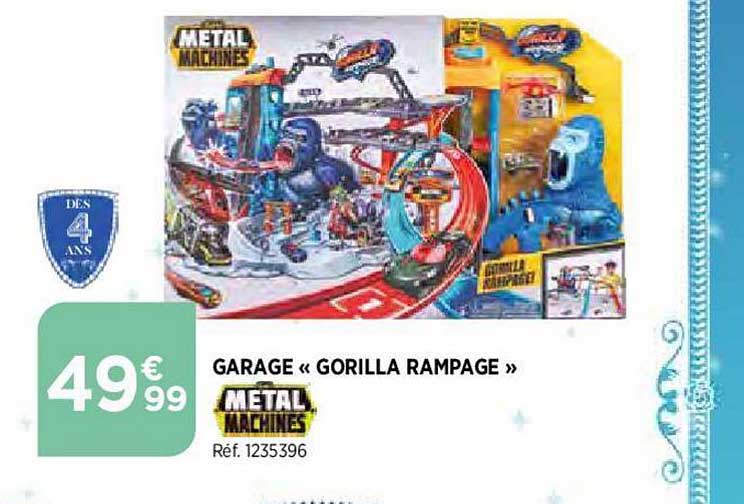 garage gorilla rampage metal machines