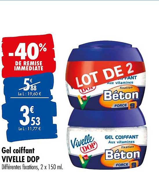 gel coiffant vivelle dop
