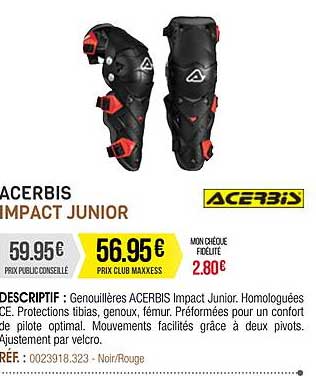 genouillères acerbis impact junior