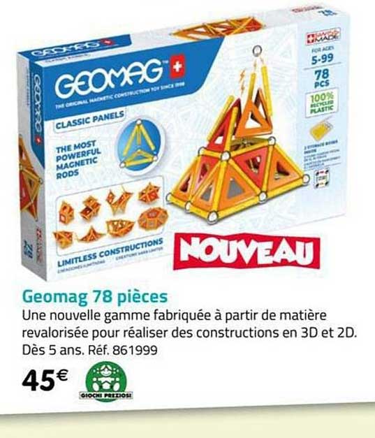 geomag 78 pièces