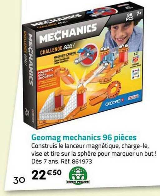 geomag mechanics 96 pièces