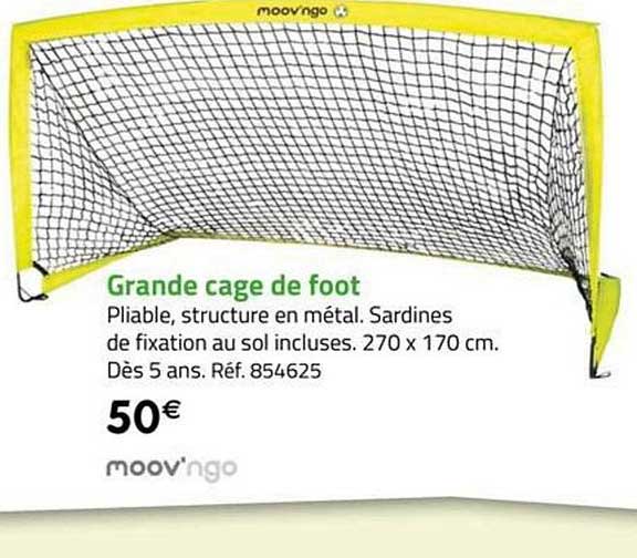 grande cage de foot moov'ngo