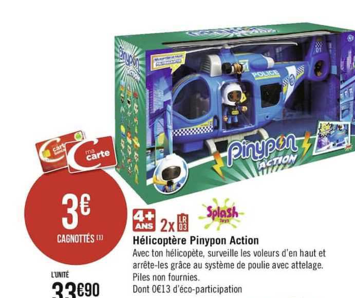 hélicoptère pinypon action