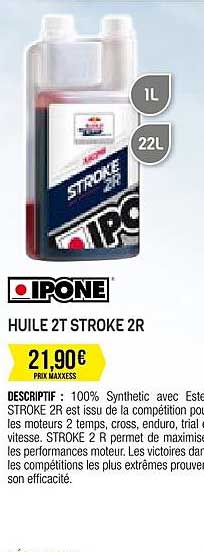 huile 2t stroke 2r