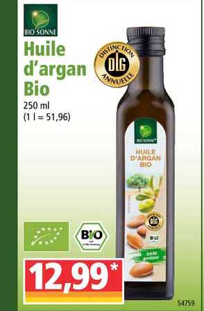 huile d'argan bio