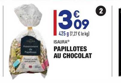 isaura papillotes au chocolat