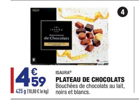 isaura plateau de chocolats