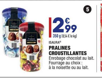 isaura pralines croustillantes