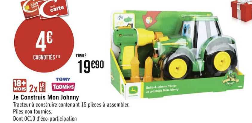je construis mon johnny tomy toomies