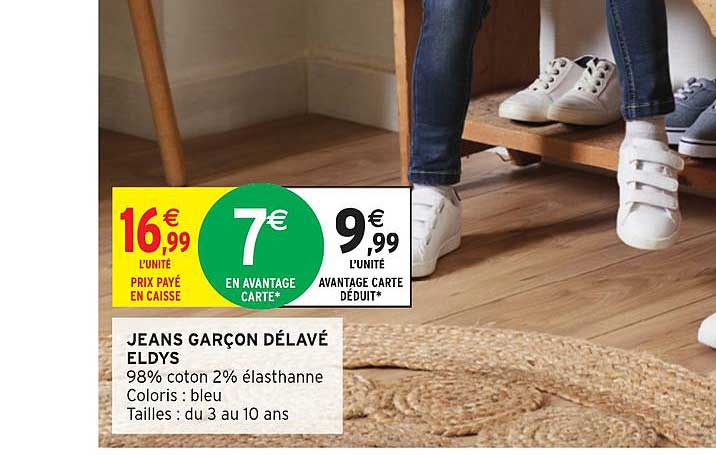 Jeans Garçon Délavé Eldys