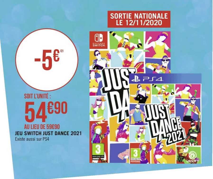 jeu switch just dance 2021