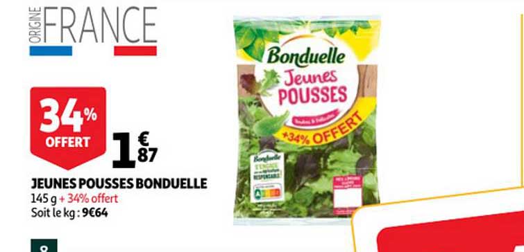 jeunes pousses bonduelle