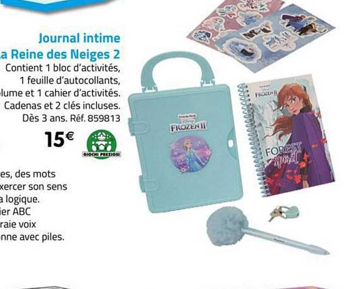 Journal Intime La Reine Des Neiges 2