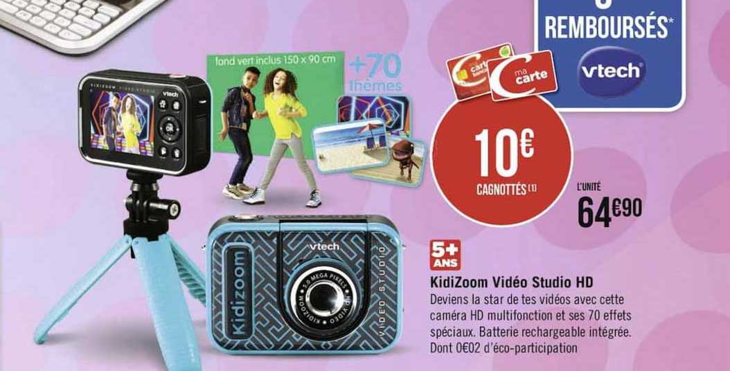 kidizoom vidéo studio hd
