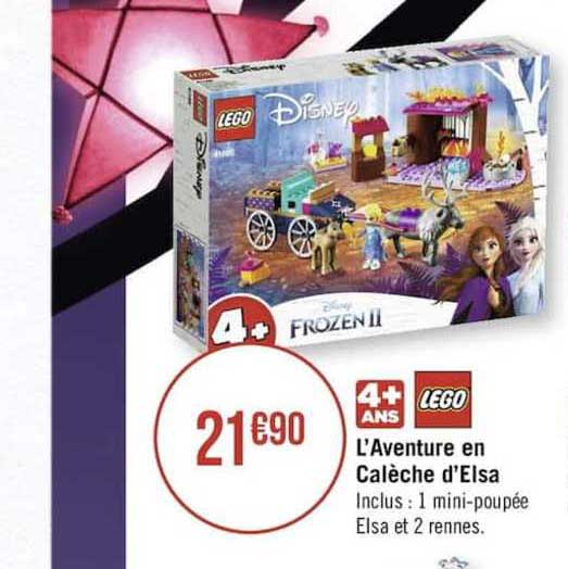 l'aventure en calèche d'elsa lego