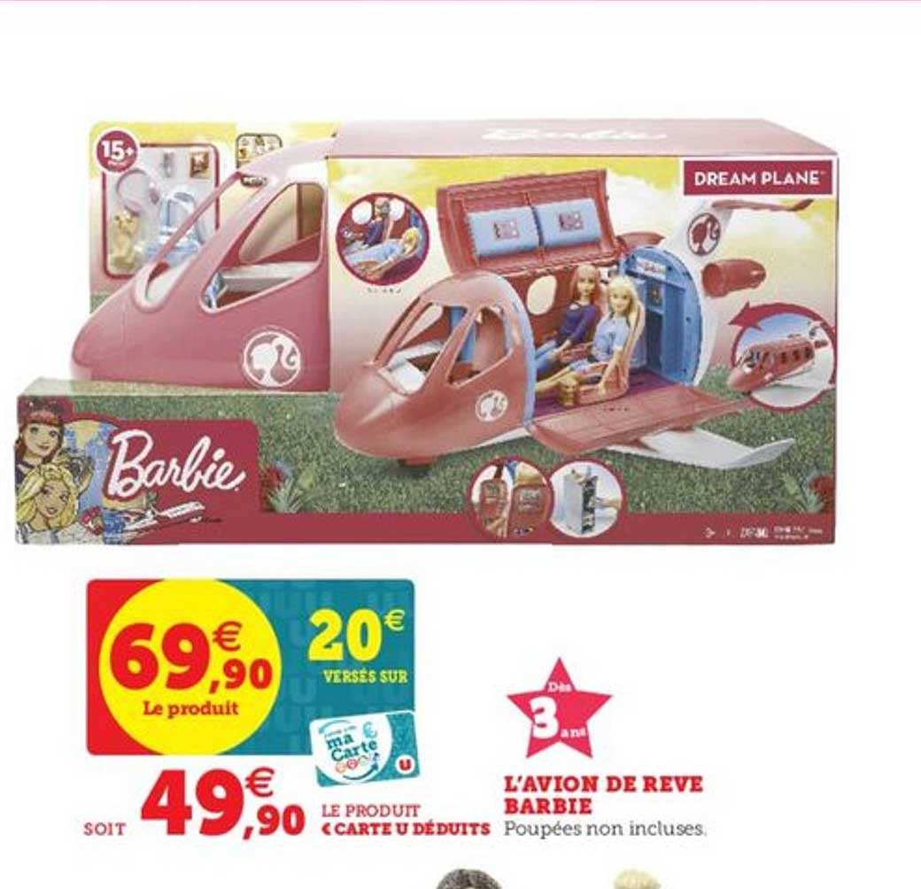 l'avion de rêve barbie