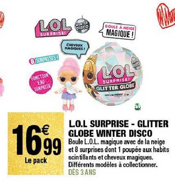 l.o.l. surprise gliter globe winter disco
