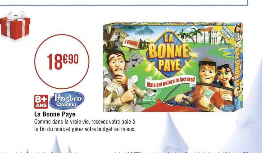 la bonne paye hasbro gaming