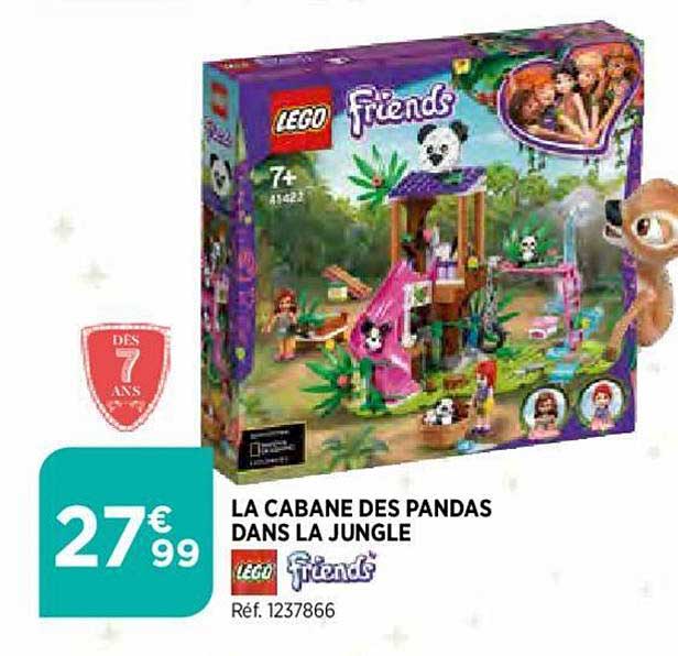 la cabane des pandas dans la jungle lego friends