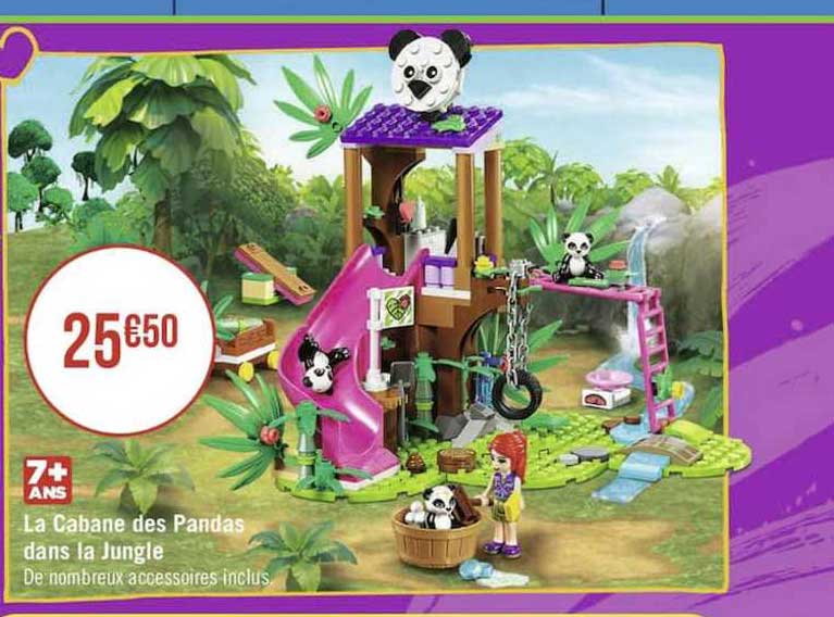 la cabane des pandas dans la jungle