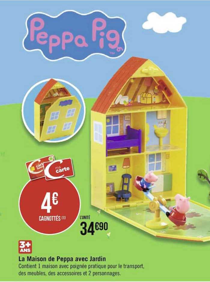 La Maison De Peppa Avec Jardin Peppa Pig