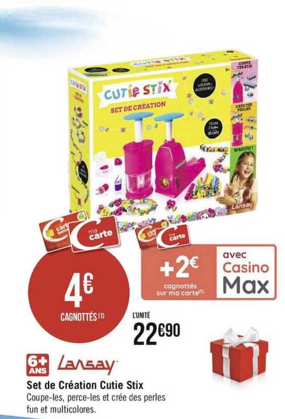 lansay set de création cutie stix