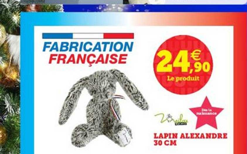 lapin alexandre 30 cm