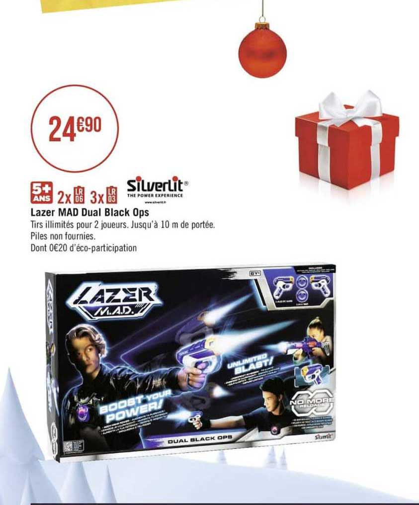 lazer mad dual black ops silverlit