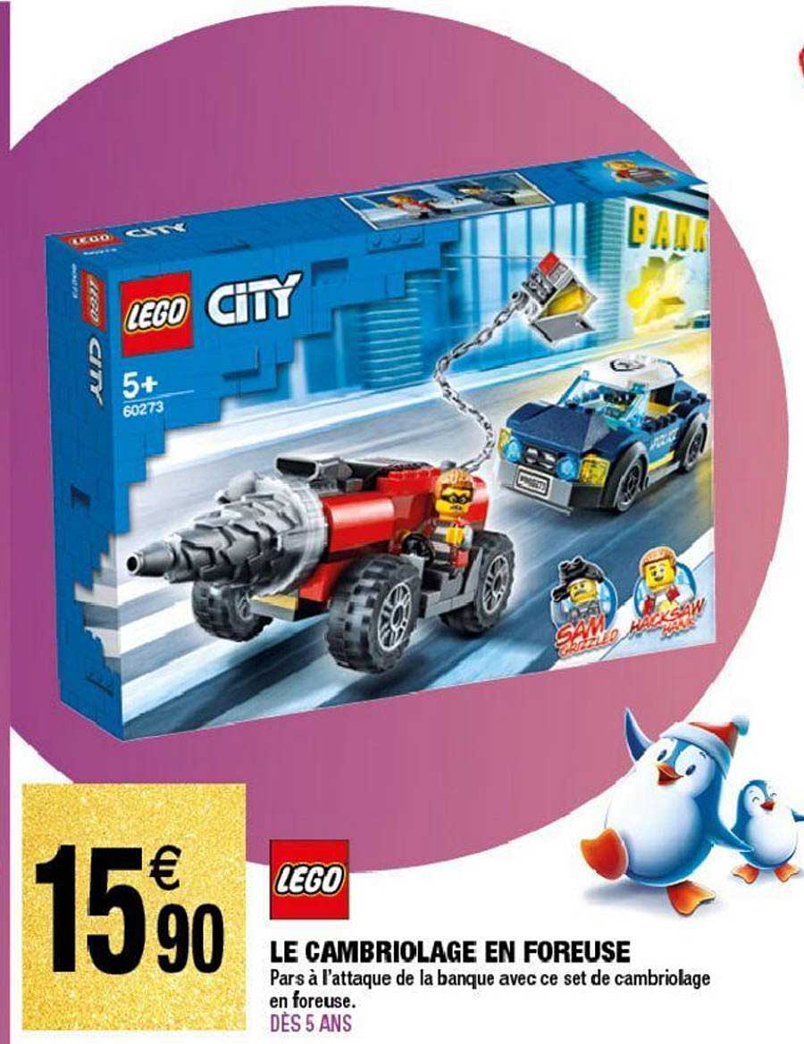 le cambriolage en foreuse lego