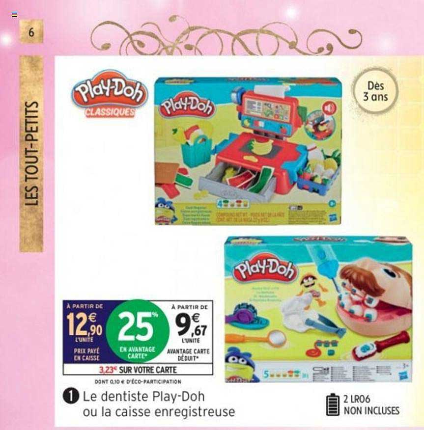 le dentiste play doh ou la caisse enregisteuse