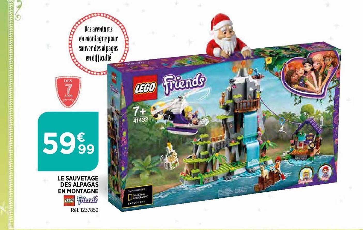le sauvetage des alpagas en montagne lego friends