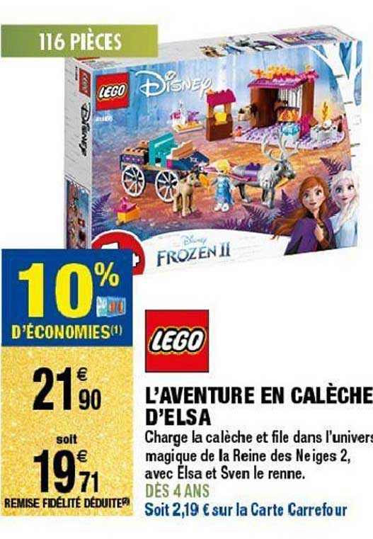 lego l'aventure en calèche d'elsa