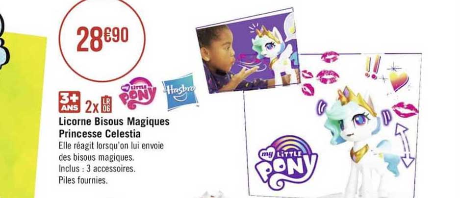 licorne bisous magiques princesse celestia little pony