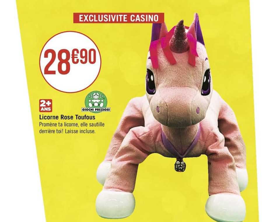 Licorne Rose Toufous