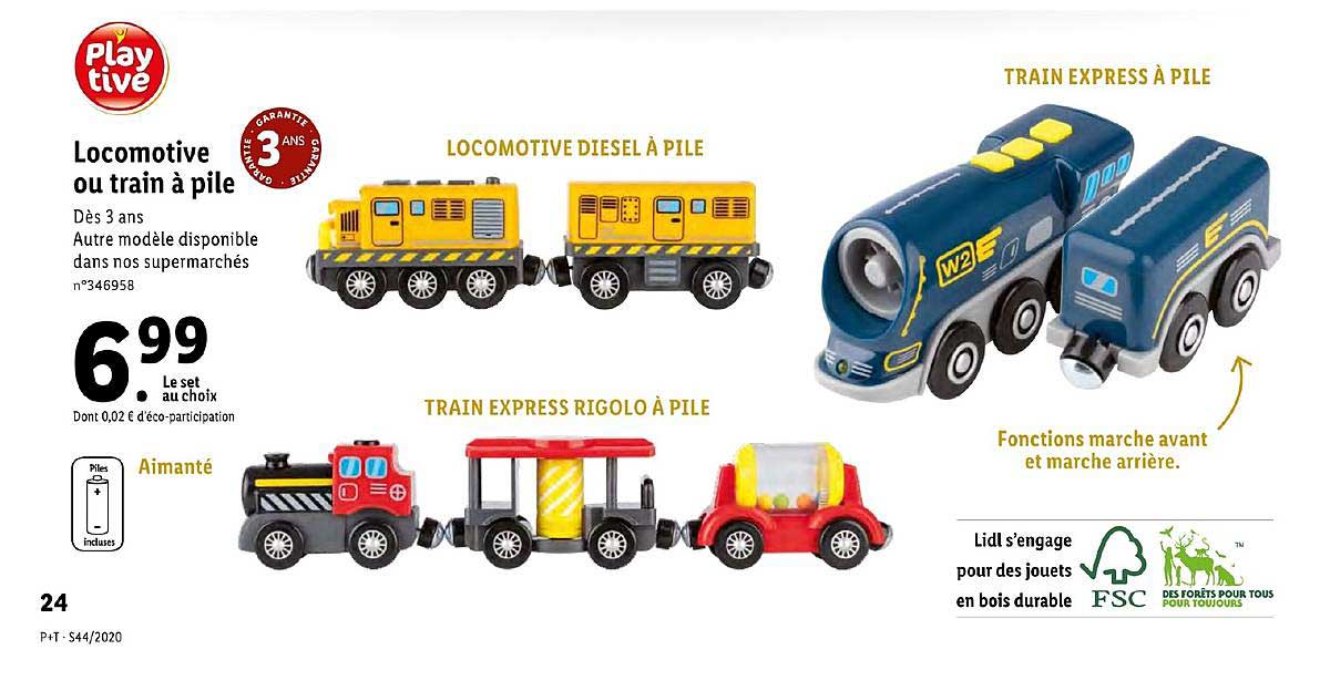 locomotive ou train à pile