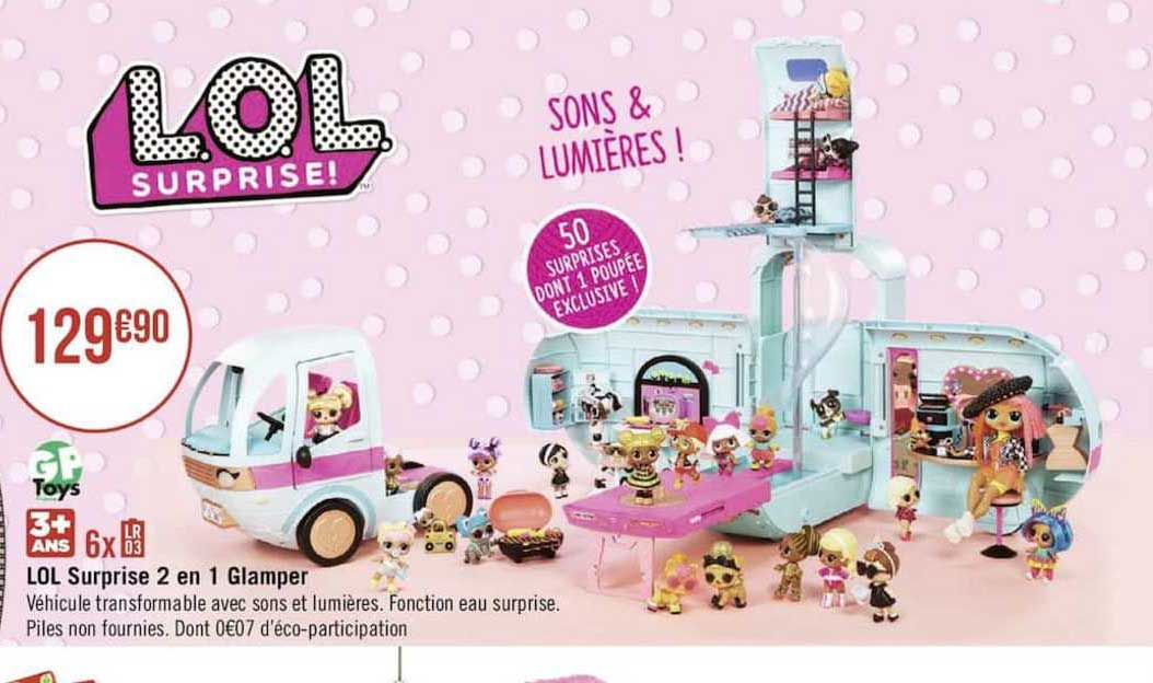 lol surprise 2 en 1 glamper