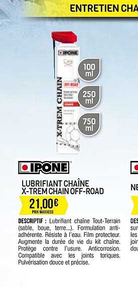 lubrifiant chaîne x-trem chain off-road