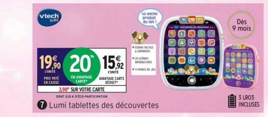 lumi tablettes des découvertes vtech