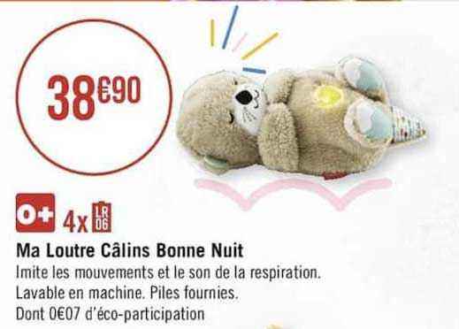 ma loutre câlins bonne nuit