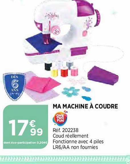 ma machine à coudre one two fun