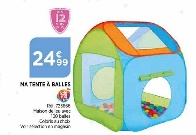 ma tente à balles one two fun baby