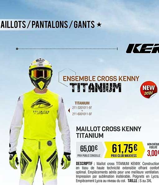 maillot cross kenny tatanium
