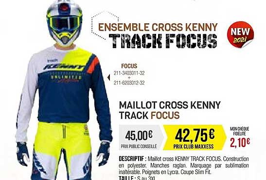 maillot cross kenny track focus