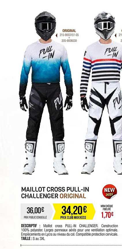 maillot cross pull-in challenger original