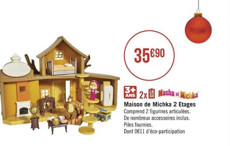 maison de michka 2 étages masha et michka