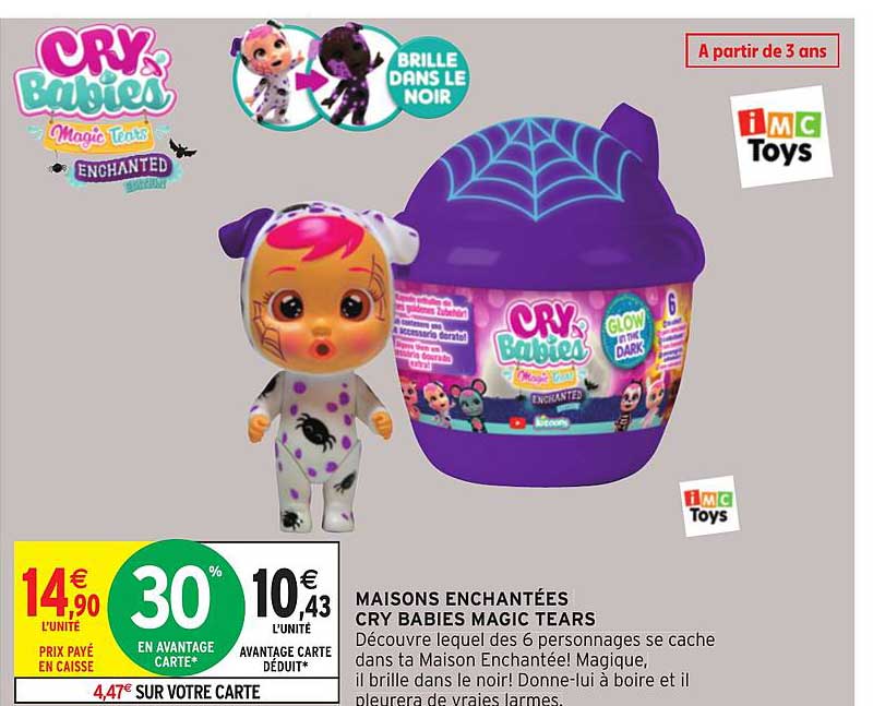 maisons enchantées cry babies magic tears imc toys